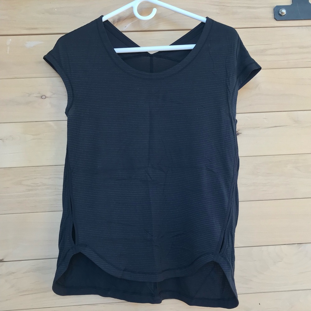 lululemon cap sleeve running tee